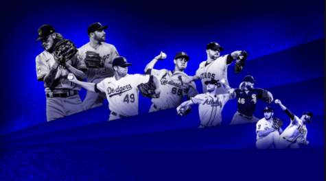 Pictured are some of the best Relief pitchers in baseball, Including Josh Hader, Liam Hendriks, Blake Treinen, Giovani Gallegos, Ryan Pressly, Will Smith, Craig Kimbrel, and Phil Bickford.